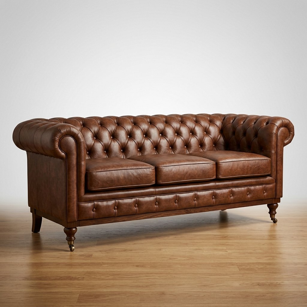 Classic Design 3 Seater Chesterfield Sofa